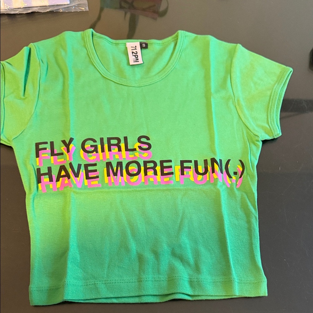 712 PM Women’s Graphic Tee. Fly girls have more fun